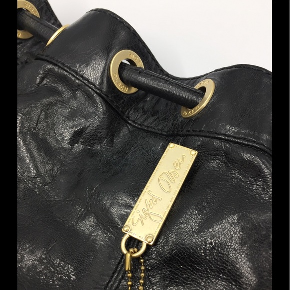 Sigrid Olsen Black Leather Shoulder Bag - Picture 8 of 15